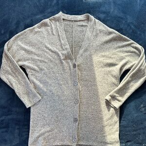 American Eagle Outfitters Light Gray Cardigan
